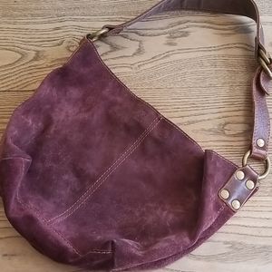 Lucky Brand Suede Hobo